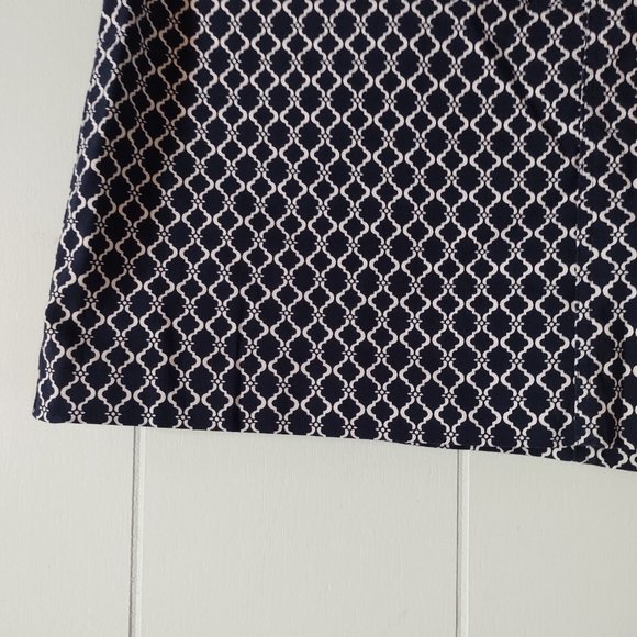 Mario Serrani Comfort Stretch Patterned Skort - Picture 3 of 7